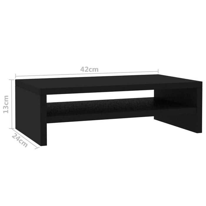 Suport monitor, negru, 42 x 24 x 13 cm, PAL - WALTI WALTI