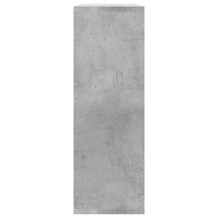 Rafturi de perete, gri beton, 104x20x58,5 cm, PAL - WALTI WALTI