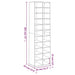 Pantofar, alb, 54x34x183 cm, PAL - WALTI WALTI