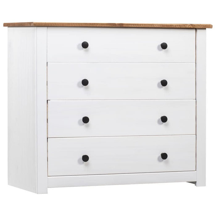 Dulap lateral, alb, 80 x 40 x 73 cm, gama pin de Panama - WALTI WALTI