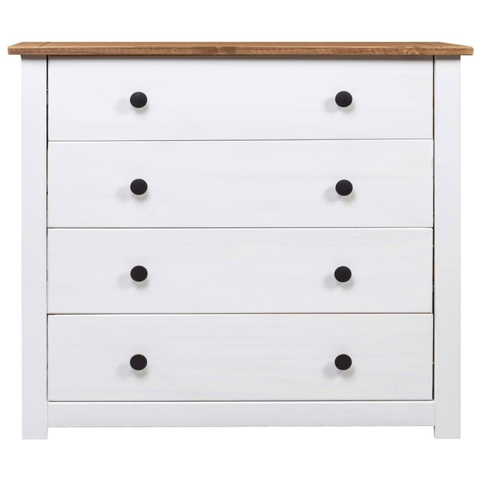 Dulap lateral, alb, 80 x 40 x 73 cm, gama pin de Panama - WALTI WALTI