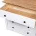 Dulap lateral, alb, 80 x 40 x 73 cm, gama pin de Panama - WALTI WALTI