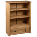 Bibliotecă, 80 x 35 x 110 cm, lemn masiv de pin, gama Panama - WALTI WALTI