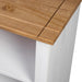 Bibliotecă, alb, 80x35x110 cm, lemn masiv de pin, gama Panama - WALTI WALTI