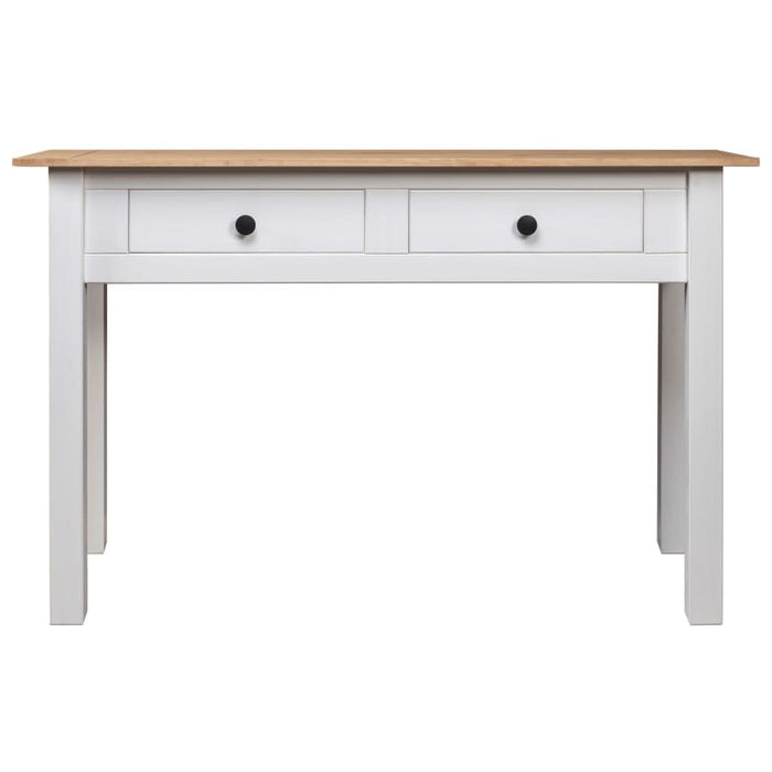 Masă consolă, alb, 100x40x72 cm, lemn masiv de pin, gama Panama - WALTI WALTI