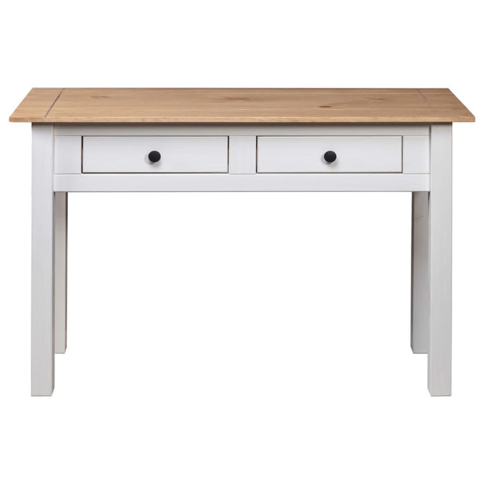 Masă consolă, alb, 100x40x72 cm, lemn masiv de pin, gama Panama - WALTI WALTI