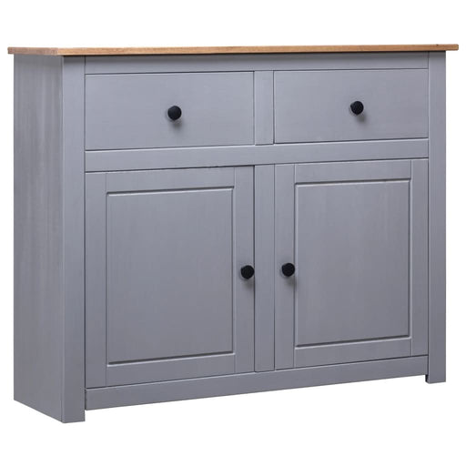 Servantă, gri, 93 x 40 x 80 cm, lemn masiv pin, gama Panama - WALTI WALTI