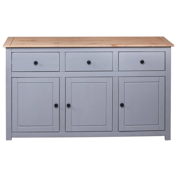 Servantă, gri, 135 x 40 x 80 cm, lemn masiv pin, gama Panama - WALTI WALTI