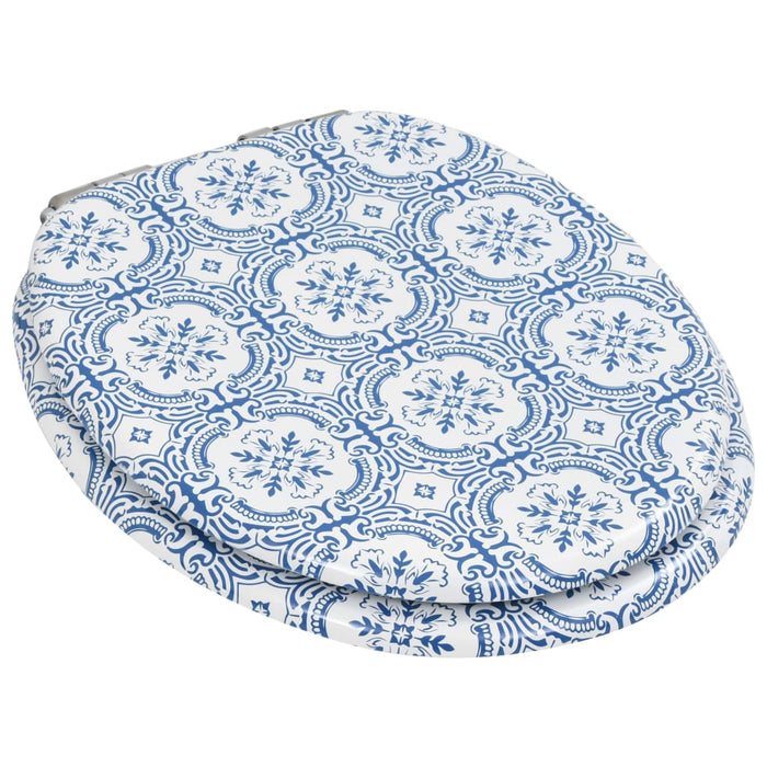 Capace WC cu închidere silențioasă 2 buc. MDF design porțelan - WALTI WALTI