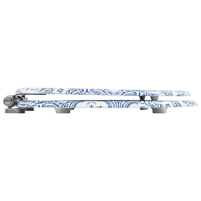 Capace WC cu închidere silențioasă 2 buc. MDF design porțelan - WALTI WALTI