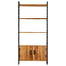 Bibliotecă cu 4 rafturi 80x30x180 cm lemn masiv mango nefinisat - WALTI WALTI