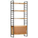 Bibliotecă cu 4 rafturi 80x30x180 cm lemn masiv mango nefinisat - WALTI WALTI