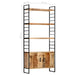Bibliotecă cu 4 rafturi 80x30x180 cm lemn masiv mango nefinisat - WALTI WALTI