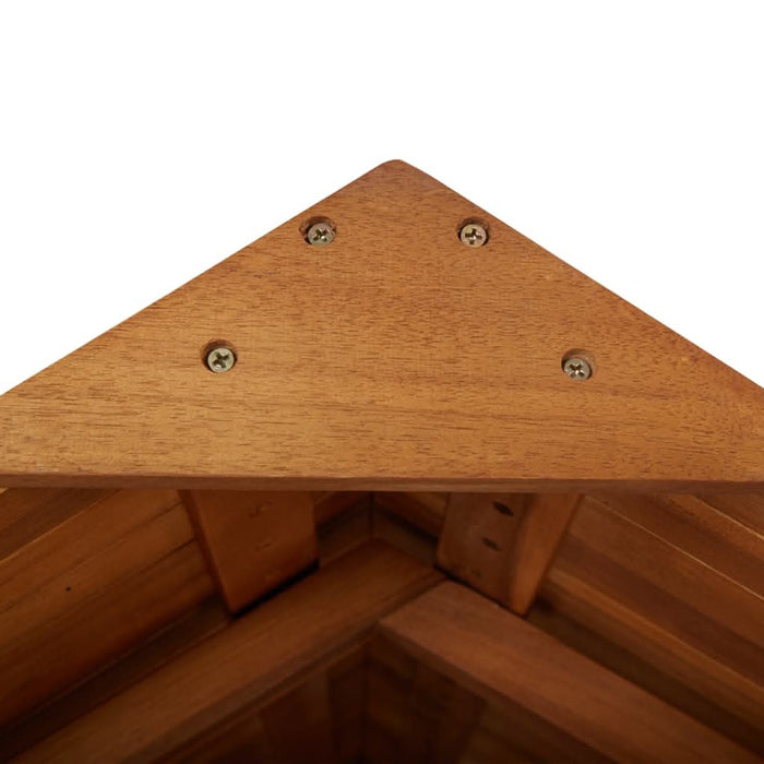 Masă de bar exterior cu acoperiș, 113x106x217 cm, lemn acacia - WALTI WALTI