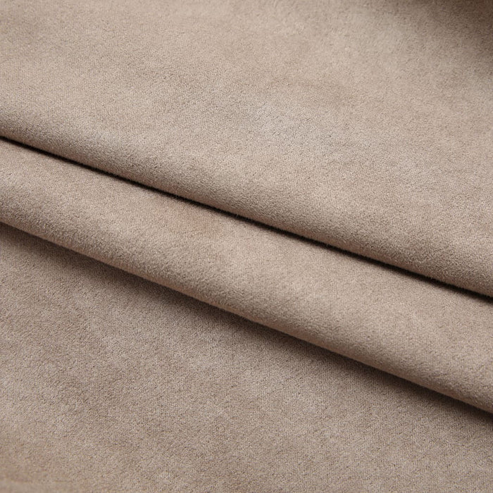 Draperii opace cu cârlige, 2 buc., gri taupe, 140 x 175 cm - WALTI WALTI
