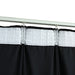 Draperii opace cu cârlige, 2 buc., negru, 140x175 cm, catifea - WALTI WALTI