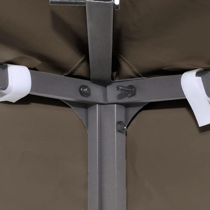 Acoperiș pentru pavilion, 3 x 3 m, gri taupe, 310 g/m² - WALTI WALTI