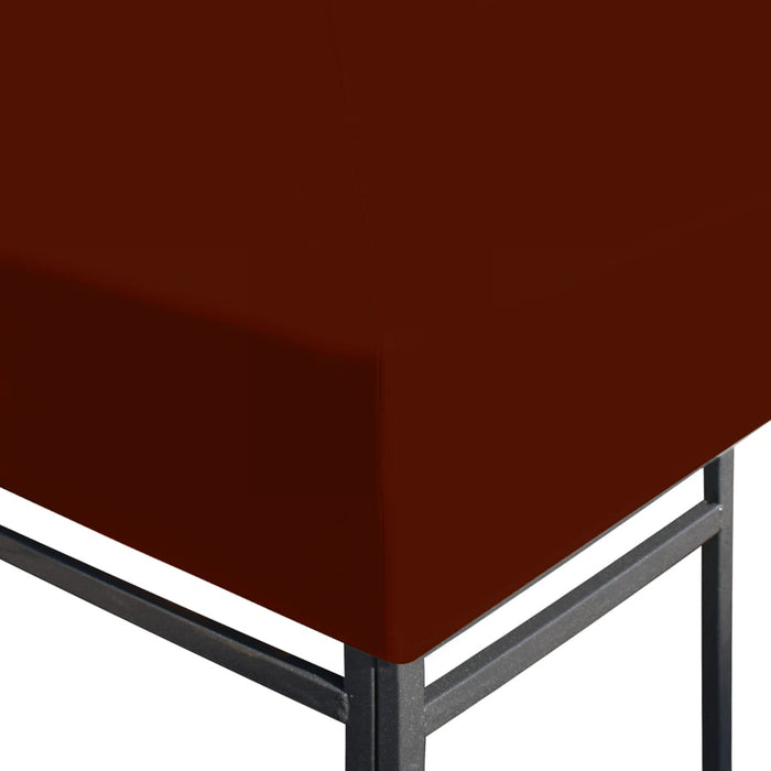 Acoperiș pentru pavilion, 310 g/m², cărămiziu, 3 x 4 m - WALTI WALTI