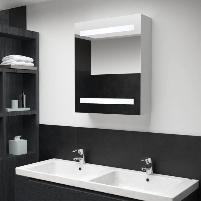 Dulap de baie cu oglindă și LED-uri, 50x13,5x60 cm - WALTI WALTI