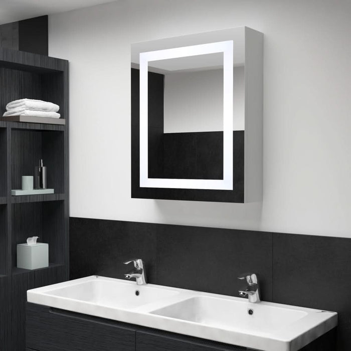 Dulap de baie cu oglindă și LED-uri, 50 x 13 x 70 cm - WALTI WALTI