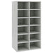 Pantofar, gri beton, 54x34x100,5 cm, lemn compozit - WALTI WALTI