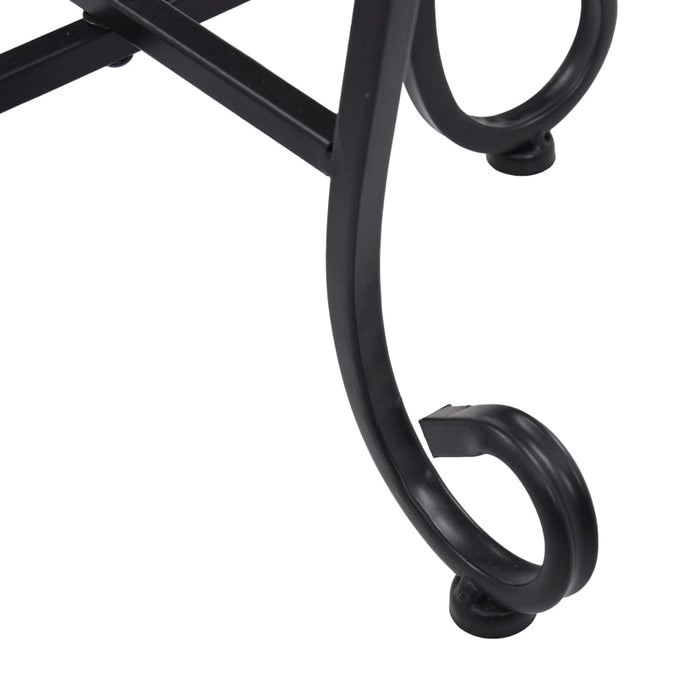 Mese mozaic, 3 buc., negru și alb, ceramică - WALTI WALTI