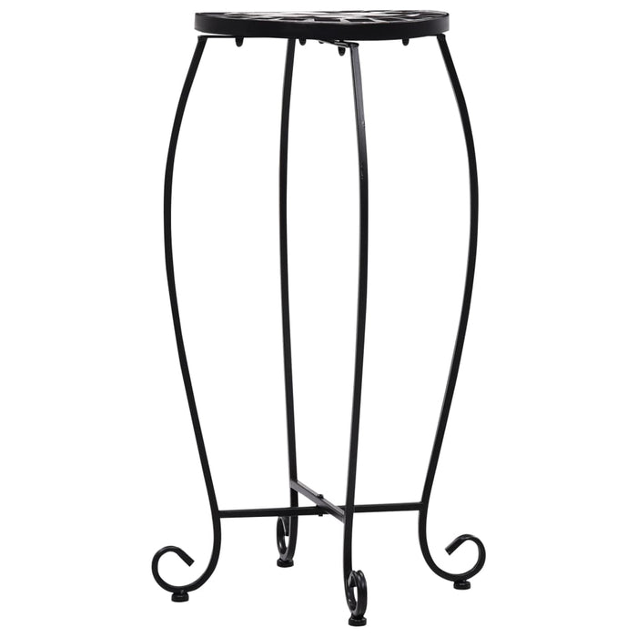 Mese mozaic, 3 buc., negru și alb, ceramică - WALTI WALTI