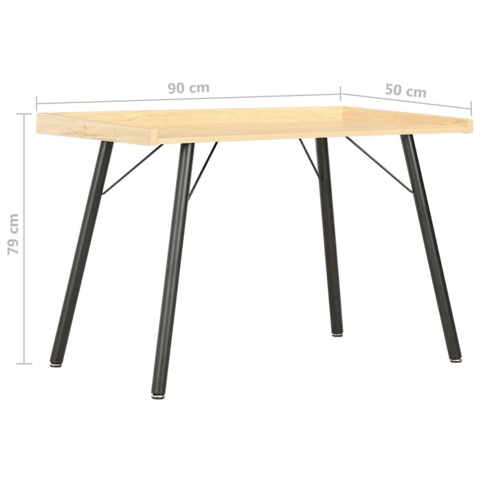Birou, culoarea stejarului, 90 x 50 x 79 cm - WALTI WALTI