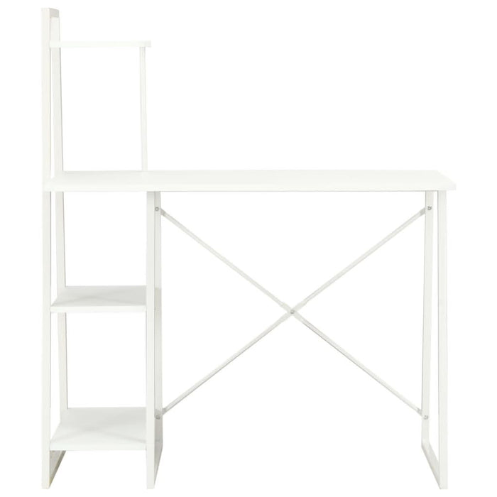 Birou cu rafturi, alb, 102 x 50 x 117 cm - WALTI WALTI