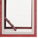 Coteț de păsări, roșu, 170 x 81 x 110 cm, lemn masiv pin & brad - WALTI WALTI