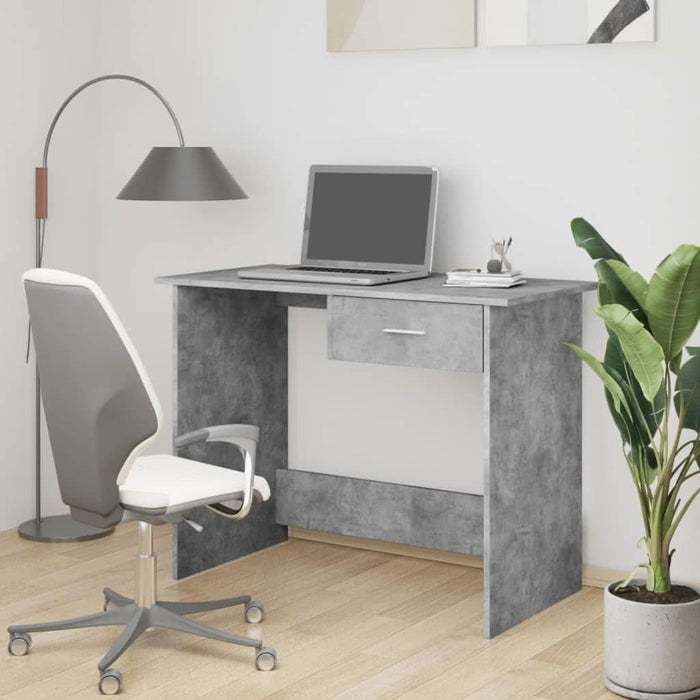 Birou, gri beton, 100 x 50 x 76 cm, PAL - WALTI WALTI
