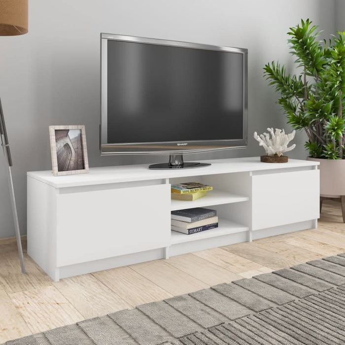 Comodă TV, alb, 140 x 40 x 35,5 cm, PAL - WALTI WALTI