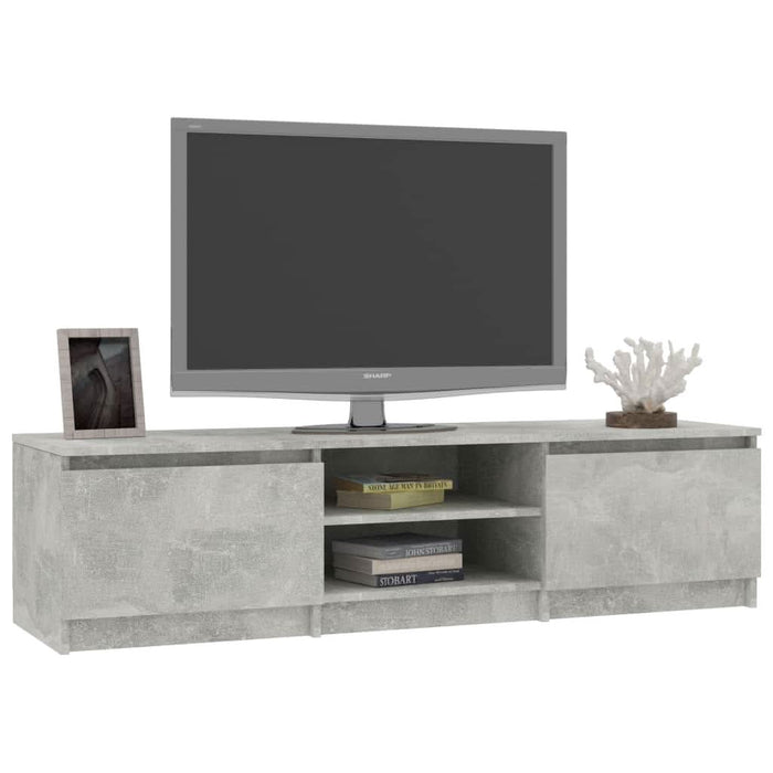 Comodă TV, gri beton, 140 x 40 x 35,5 cm, PAL - WALTI WALTI