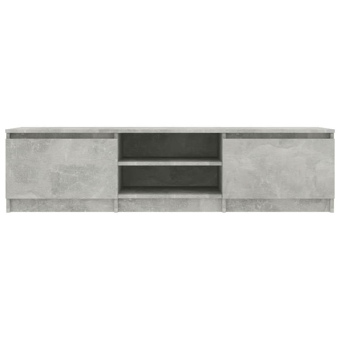Comodă TV, gri beton, 140 x 40 x 35,5 cm, PAL - WALTI WALTI