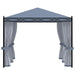 Pavilion cu ecrane din plasă, antracit, 3 x 4 m, oțel - WALTI WALTI