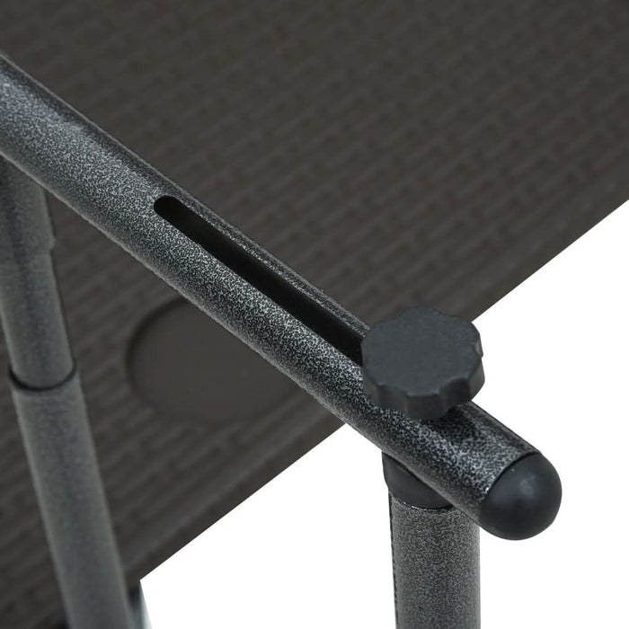 Masă balcon suspendată maro 60x64x83,5 cm plastic aspect ratan - WALTI WALTI