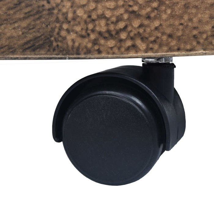 Suporturi de plante cu role, 6 buc., bronz, 30 cm, plastic - WALTI WALTI