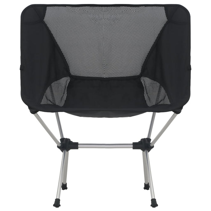 Scaune camping pliabile cu husă, 2 buc., 54x50x65 cm, aluminiu - WALTI WALTI