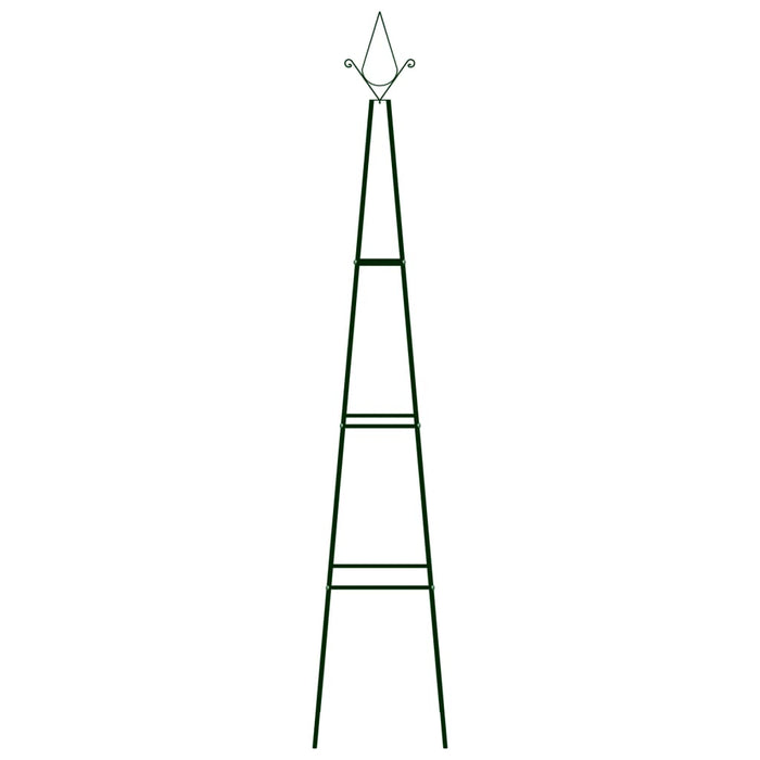 Suporturi plante grădină 2 buc. verde închis 35x35x195 cm fier - WALTI WALTI