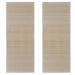 Covoare de bambus natural, 2 buc., 120x180 cm, dreptunghiulare - WALTI WALTI
