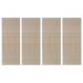 Covoare de bambus natural, 4 buc., 120x180 cm, dreptunghiulare - WALTI WALTI