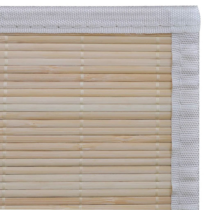 Covoare de bambus natural, 4 buc., 120x180 cm, dreptunghiulare - WALTI WALTI