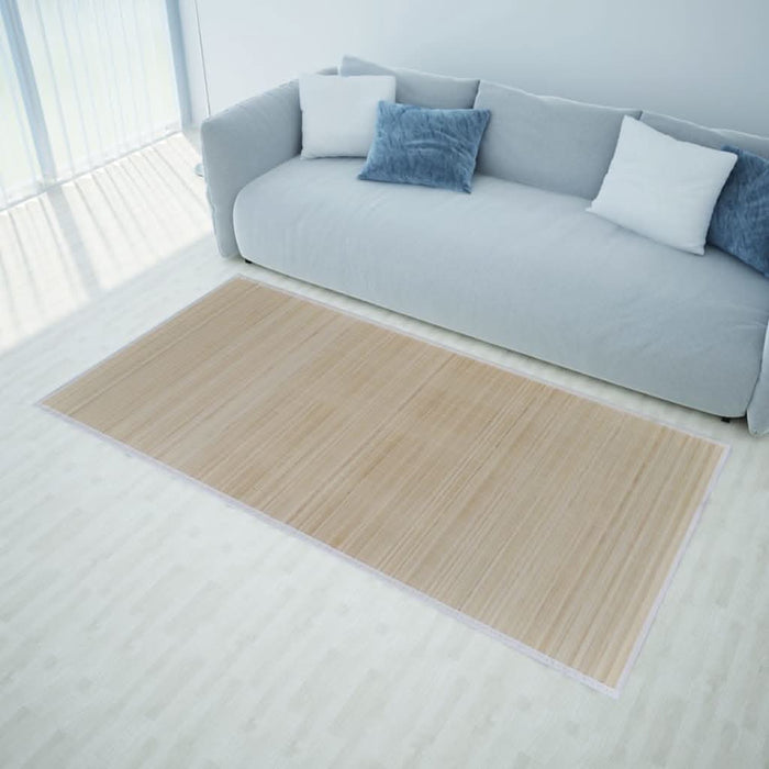 Covoare de bambus natural, 4 buc., 120x180 cm, dreptunghiulare - WALTI WALTI