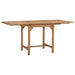 Masă de grădină extensibilă (110-160)x80x75cm lemn masiv tec - WALTI WALTI