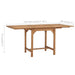 Masă de grădină extensibilă (110-160)x80x75cm lemn masiv tec - WALTI WALTI