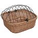 Coș frontal bicicletă cu capac, 50x45x35 cm, salcie naturală - WALTI WALTI