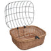 Coș frontal bicicletă cu capac, 50x45x35 cm, salcie naturală - WALTI WALTI