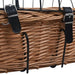 Coș frontal bicicletă cu capac, 50x45x35 cm, salcie naturală - WALTI WALTI