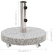Suport umbrelă de soare, gri, 30 kg, granit, rotund - WALTI WALTI