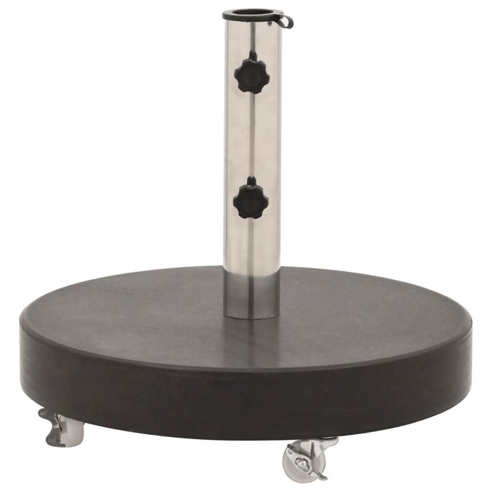 Suport umbrelă de soare, negru, 30 kg, granit, rotund - WALTI WALTI